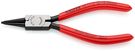 KNIPEX 44 11 J1 Circlip Pliers for internal circlips in bore holes plastic coated black atramentized 140 mm