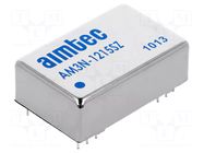 Converter: DC/DC; 3W; Uin: 10.8÷13.2VDC; Uout: 15VDC; Iout: 200mA AIMTEC