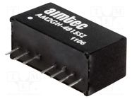 Converter: DC/DC; 2W; Uin: 18÷75V; Uout: 15VDC; Iout: 133mA; SIP8 AIMTEC