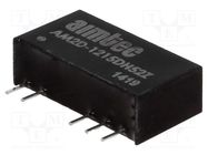 Converter: DC/DC; 2W; Uin: 10.8÷13.2V; Uout: 15VDC; Uout2: -15VDC AIMTEC