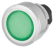 ACTUATOR, PB SWITCH, FLUSH, GREEN