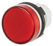 ACTUATOR, INDICATOR, FLUSH, RED, IP65