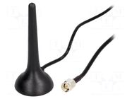 External antenna; magnet,for ribbon cable; IP66; EXTA FREE; 3m ZAMEL