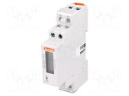 Counter; digital,mounting; for DIN rail mounting; single-phase LOVATO ELECTRIC