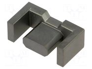 Core: ferrite; EFD; F87; 2200nH; 3300mm3; 58mm2; A: 25mm; B: 12.5mm FERYSTER