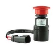 EMERGENCY STOP SWITCH, SPST-NO-NC, 12VDC