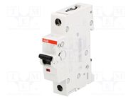 Circuit breaker; 230/400VAC; Inom: 25A; Poles: 1; Charact: C; 10kA ABB