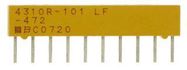 RESISTOR, ISOLATED RESISTOR NETWORK, 4, 20KOHM, 2%, SIP