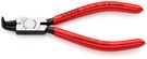 KNIPEX 44 21 J01 Circlip Pliers for internal circlips in bore holes plastic coated black atramentized 130 mm