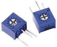 TRIMMER POTENTIOMETER, 1KOHM 1TURN THROUGH HOLE