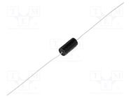 Capacitor: polypropylene; 0.1uF; 400VDC; ±2%; Ø8x18mm; -25÷85°C MIFLEX