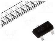 Transistor: P-MOSFET; unipolar; -30V; -2A; 0.5W; SuperSOT-3 ONSEMI