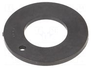 Bearing: thrust washer; Øout: 24mm; Øint: 12mm; iglidur® X; black IGUS