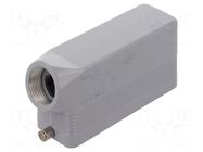 Enclosure for connectors: HDC; size 104.27; for cable; for latch ILME