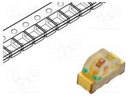 LED; SMD; 0602; green; 4.5÷15mcd; 1.6x0.6x1mm; 155°; 2.2÷2.6V; 20mA BROADCOM (AVAGO)