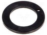 Bearing: thrust washer; Øout: 24mm; Øint: 15mm; iglidur® X; black IGUS