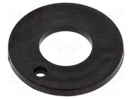 Bearing: thrust washer; Øout: 18mm; Øint: 8mm; iglidur® X; black IGUS
