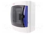 Enclosure: for modular components; IP65; wall mount; grey; T-BOX PCE