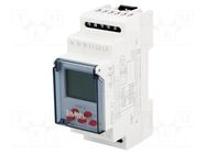 Voltage monitoring relay; 230/400VAC; for DIN rail mounting ZAMEL