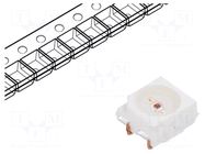 LED; red; SMD; 3528,PLCC4; 560÷1400mcd; 2.2÷2.5VDC; 3.5x2.8x1.9mm BROADCOM (AVAGO)