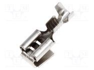 Terminal: flat; 6.3mm; 0.8mm; female/male; 1÷2.5mm2; crimped; brass BM GROUP