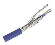 TWINAXIAL CABLE, 20AWG, 78 OHM, 1000FT, BLUE