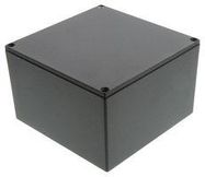 BOX, DIECAST, BLACK, 125X125X79MM