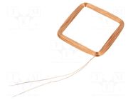 Antenna; RFID; 125kHz; Body dim: 33x33x1.5mm; 360uH SR PASSIVES