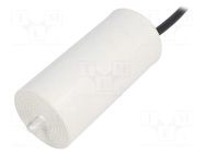 Capacitor: polypropylene; motors, run; 20uF; 470VAC; Ø45x71.5mm KEMET