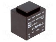 Transformer: encapsulated; 3.6VA; 230VAC; 6V; 600mA; PCB; BVEI HAHN