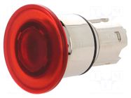 Switch: push-button; 22mm; Stabl.pos: 2; red; IP67; mushroom; 3SU1.5 SIEMENS