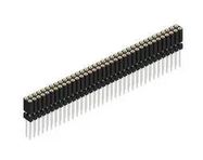 PCB RCPT, 72POS, 2ROW, 2.54MM, THT