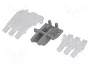 Fiber for LED; Ø3mm; No.of mod: 6; round; Front: flat MENTOR