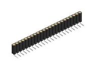 PCB RCPT, R/A, 23POS, 1ROW, 2.54MM, THT