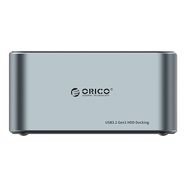 Orico docking station for 2.5" / 3.5" HDD / SSD, 5Gbps, USB-C to USB-C/A with cloning function (black), Orico