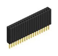 PCB RCPT, 19POS, 1ROW, 1.27MM, THT