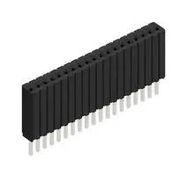PCB RCPT, 19POS, 1ROW, 1.27MM, THT