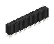 PCB RCPT, 62POS, 2ROW, 1.27MM, THT