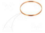 Antenna; RFID; 125kHz; Øout: 46mm; Øint: 44mm; H: 3mm; 290uH SR PASSIVES