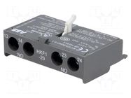 Auxiliary contacts; NO x2; front; Leads: screw terminals ABB