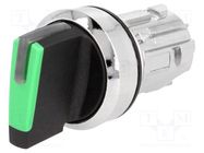 Switch: rotary; 22mm; Stabl.pos: 1; green; depending on the holder SIEMENS