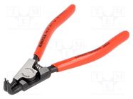 Pliers; for circlip,curved; external; 10÷25mm; Pliers len: 125mm KNIPEX