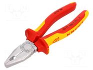 Pliers; insulated,universal; for bending, gripping and cutting KNIPEX