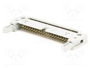 Plug; IDC; male; PIN: 40; with ejector; IDC; for ribbon cable; 3A CONNFLY