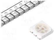 LED; red/green/yellow; SMD; 5060,PLCC6; 5x5x1.5mm; 120°; 20mA OPTOSUPPLY