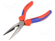 Pliers; ergonomic two-component handles,polished head; 160mm KNIPEX