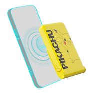 Magnetic powerbank OTL 5000 mAh, USB-C 15W, Pokemon Pikatchu with stand (yellow), OTL