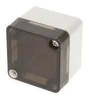 ENCLOSURE, SMALL, PC, LIGHT GRAY, SMOKE