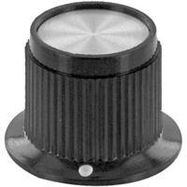 STRAIGHT KNURLED KNOB WITH IND, 6.35MM