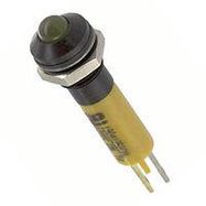 PANEL MOUNT INDICATOR, LED, 8MM, YELLOW, 24V